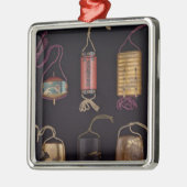 Inro-Hüllen Silbernes Ornament (Links)