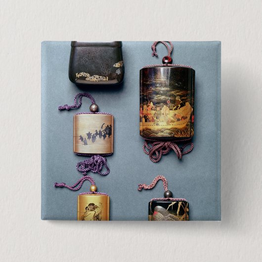 Inro- und Tabakbeutel Button (Vorderseite)