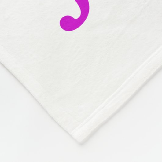 Ins Auge fallende künstlerische Linie Fleecedecke (Ecke)