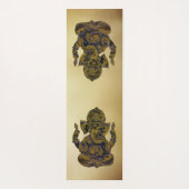 Ins Auge fallendes Metallindischer Grundelefant Yogamatte (Rückseite)