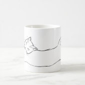 ins bett bringt Katze Kaffeetasse (Mittel)