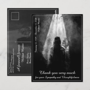 Ins Licht - Abschied Mein Lieber Dankeskarten Postkarte