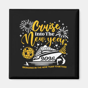 Ins neue Jahr 2026 cruisen Frohes Neues Jahr 202 Magnet