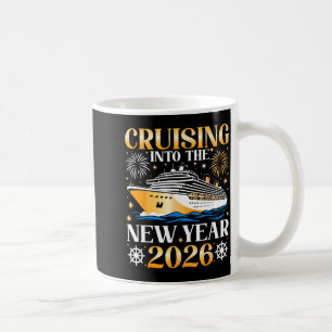 Ins neue Jahr 2026 cruisen Frohes neues Jahr Fam Kaffeetasse