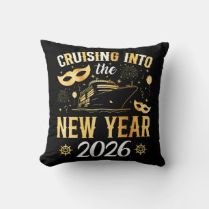 Ins neue Jahr 2026 cruisen Kissen