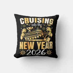 Ins neue Jahr 2026 cruisen Kissen