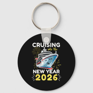Ins neue Jahr 2026 cruisen  Schlüsselanhänger