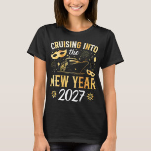 Ins neue Jahr 2027 cruisen Frauen T-Shirt