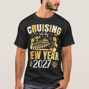 Ins neue Jahr 2027 cruisen Männer T-Shirt