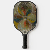 "Ins Wilde Blaue hinein" Pickleball Schläger (Rückseite)