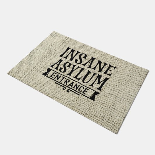 Insane Asylum Fußmatte (Schrägansicht)