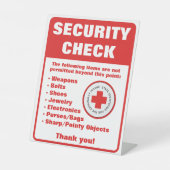 Insane Asylum Halloween Security Karo Sockelschild (Vorderseite)