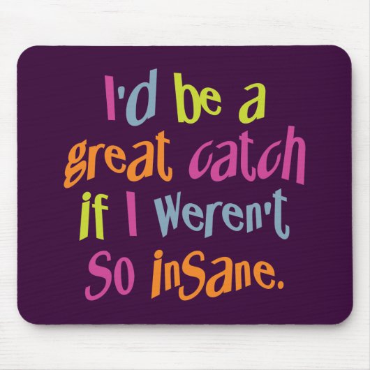 Insane benutzerdefinierte Farbmousepad Mousepad (Vorne)