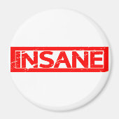 Insane Briefmarke Magnet (Vorne)
