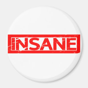 Insane Briefmarke Magnet
