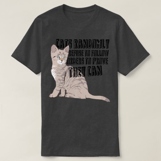Insane Cat T-Shirt (Design vorne)