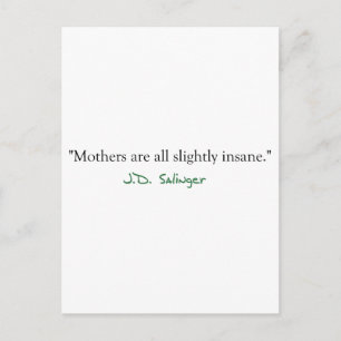 Insane Mütter Postkarte