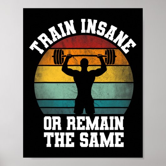 Insane oder bleibe gleich - Schwergewichtler Poster (Vorne)