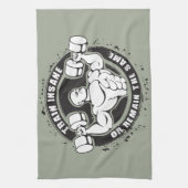Insane oder bleibende Bodybuilding Handtuch (Vertikal)