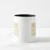 Insane, Statistischer US-Lithograph 1870 Tasse (Zentrum)