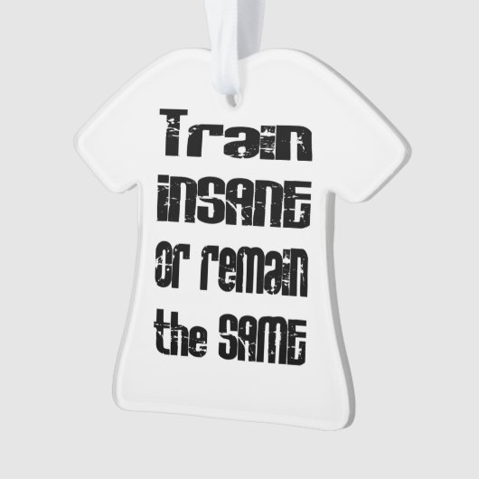 Insane trainieren oder bleiben gleich ornament (Vorderseite)
