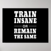 Insane trainieren oder bleiben gleich poster (Vorne)