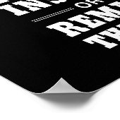 Insane trainieren oder bleiben gleich poster (Ecke)