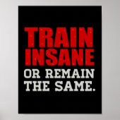 Insane trainieren oder bleiben gleich poster (Vorne)