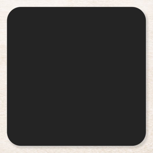 Insanely Black CUSTOMIZABLE Paper Untersetzer (Vorderseite)