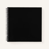 Insanely Black CUSTOMIZABLE Square Notizblock (Vorderseite)