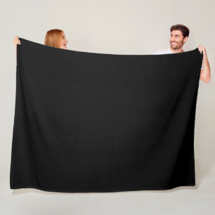 Insanely Black (Das dunkelste Schwarz) Fleecedecke