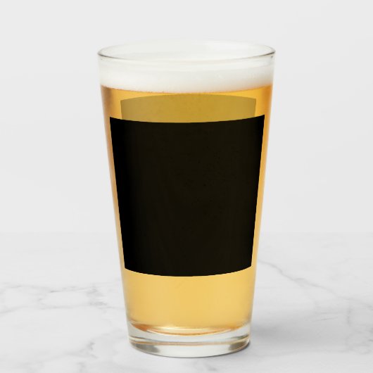 Insanely Black (Das dunkelste Schwarze) Bier Glas (Vorne (Gefüllt))