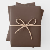 Insanely Brown (The Brownest Brown) Geschenkpapier Set (Beispiel)