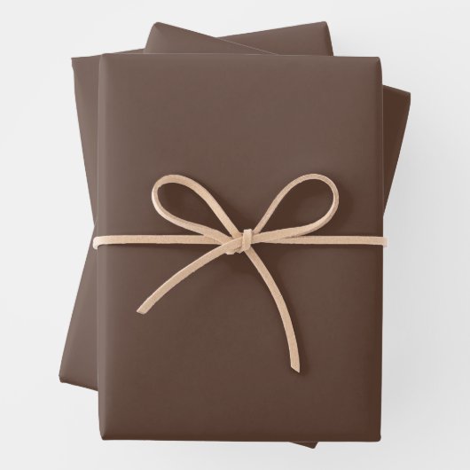 Insanely Brown (The Brownest Brown) Geschenkpapier Set (Beispiel)