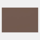 Insanely Brown (The Brownest Brown) Geschenkpapier Set (Vorderseite)