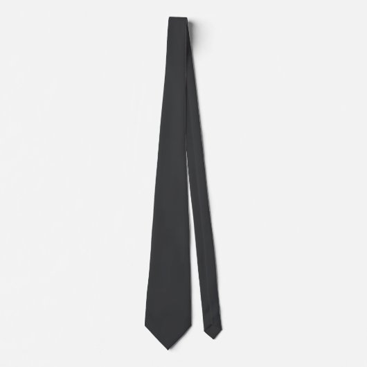 Insanely Dark Gray Neck Tie Krawatte (Vorderseite)