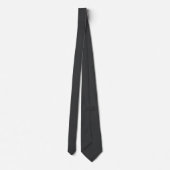 Insanely Dark Gray Neck Tie Krawatte (Rückseite)