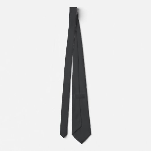 Insanely Dark Gray Neck Tie Krawatte (Rückseite)