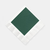 Insanely Dark Green CUSTOMIZABLE Serviette (Ecke)