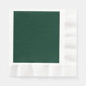 Insanely Dark Green CUSTOMIZABLE Serviette (Vorderseite)