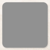 Insanely Gray (Grauer) CUSTOM Paper Untersetzer (Vorderseite)