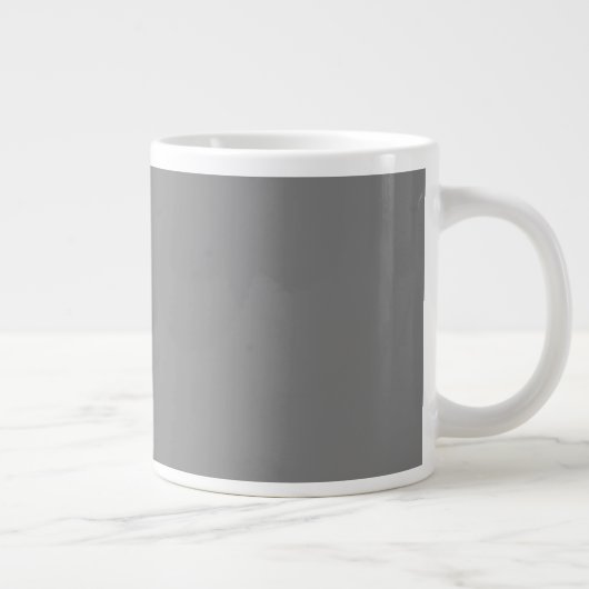 Insanely Gray (The Grauest Gray) CUSTOM Jumbo-Tasse (Rechts)
