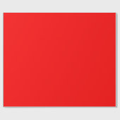 Insanely Red (The Redest Red) CUSTOM Geschenkpapier (Flach)