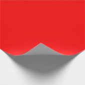 Insanely Red (The Redest Red) CUSTOM Geschenkpapier (Ecke)