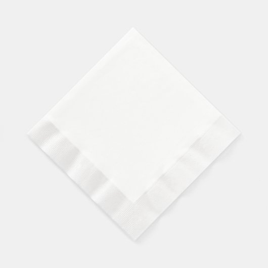 insanely White CUSTOMIZABLE Serviette (Ecke)