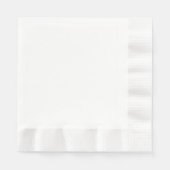 insanely White CUSTOMIZABLE Serviette (Vorderseite)