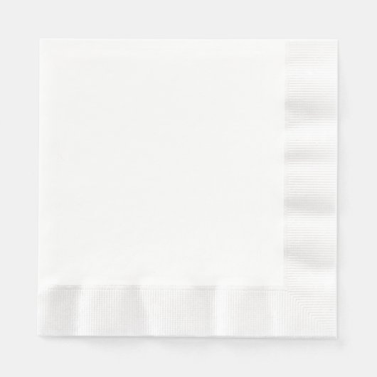 insanely White CUSTOMIZABLE Serviette (Vorderseite)