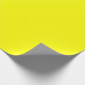 Insanely Yellow (das gelbste Gelb) CUSTOM Geschenkpapier (Ecke)