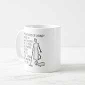Insanity Cleaning Funny Mug Kaffeetasse (Vorderseite Links)