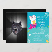 Insanity Wolf Meme Einladung (Vorne/Hinten)